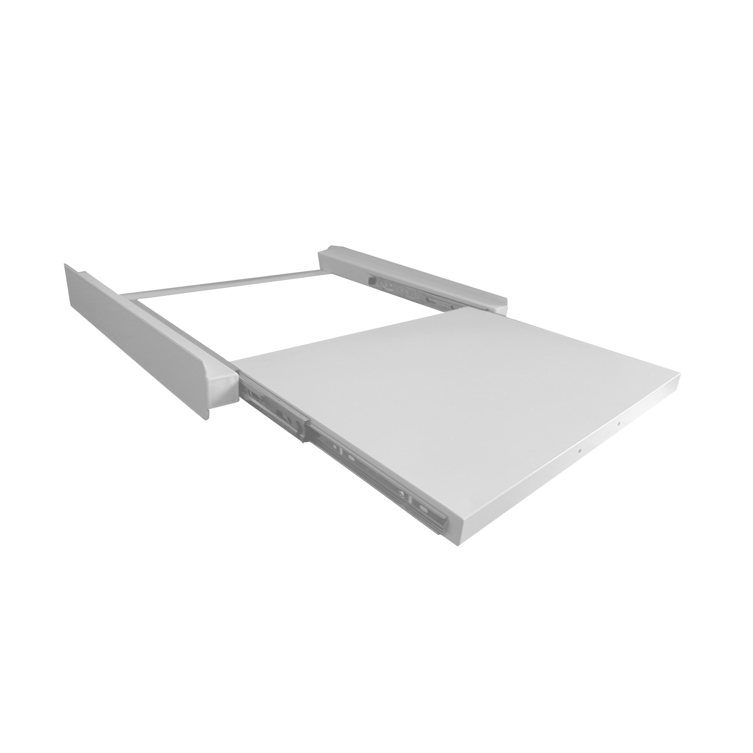 Kit Unión Lavadora Secadora Universal 60 cm con Bandeja Extensible y Cuerda Trinquete - Imagen 3